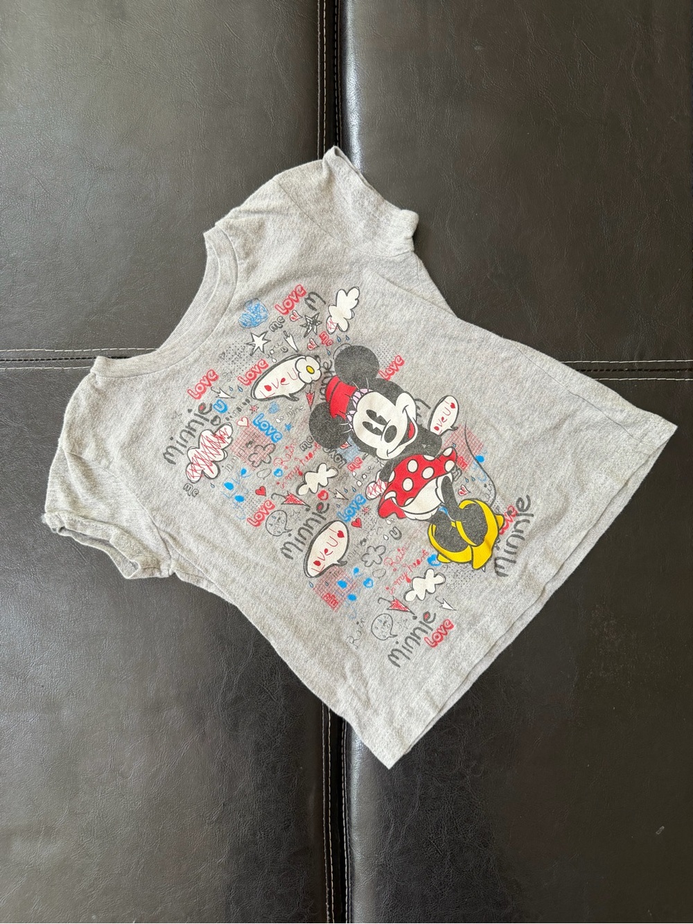 Disney - Gray Minnie Mouse Tee